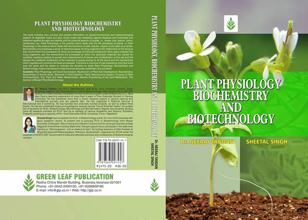 Plant Physiology Biochemistry and Biotechnology